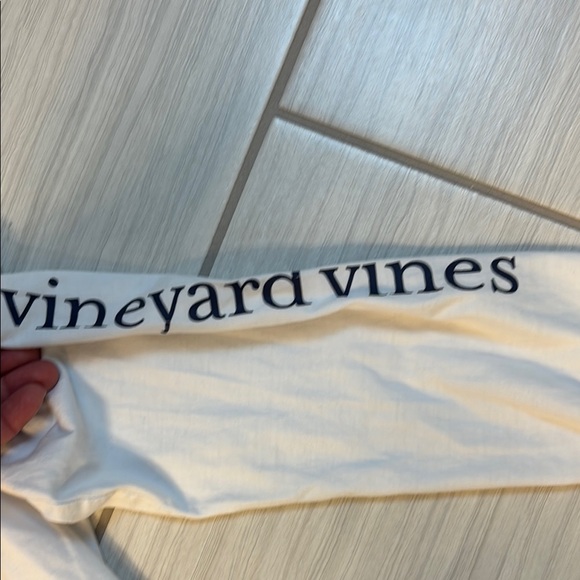 Boys Vineyard Vines American Flag White Long Sleeve Kids Tee. Size M (12-14) - Picture 3 of 9